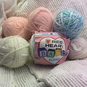 Red Heart Baby Econo Pastel Yarn Pack - Multi Pastel
